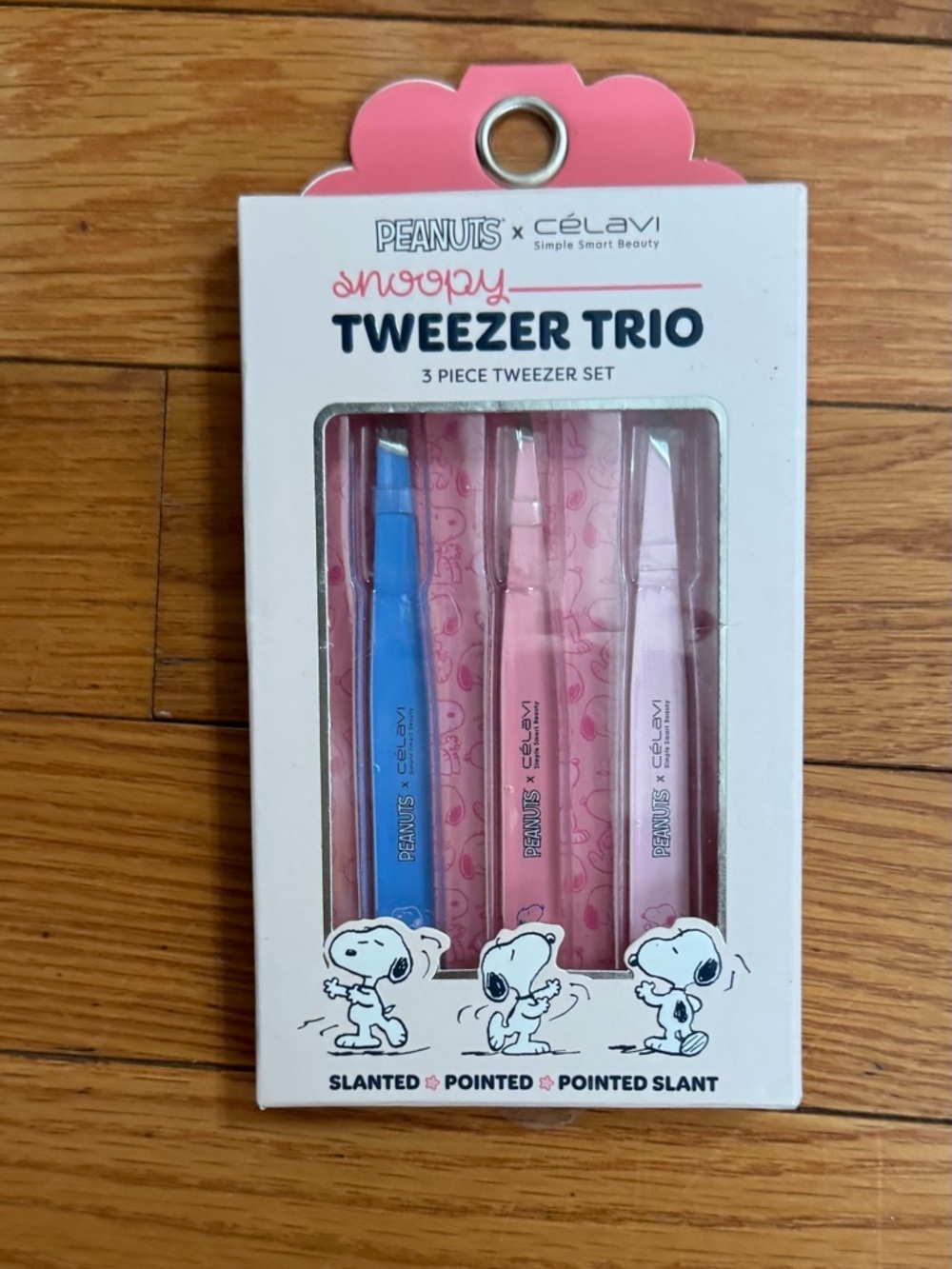 Peanuts Tweezers Trio - Blue and Pink Set